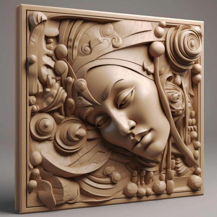 نموذج ثلاثي الأبعاد لآلة CNC 3D Art 